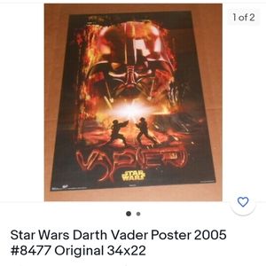 2005 Star Wars Darth Vader poster
